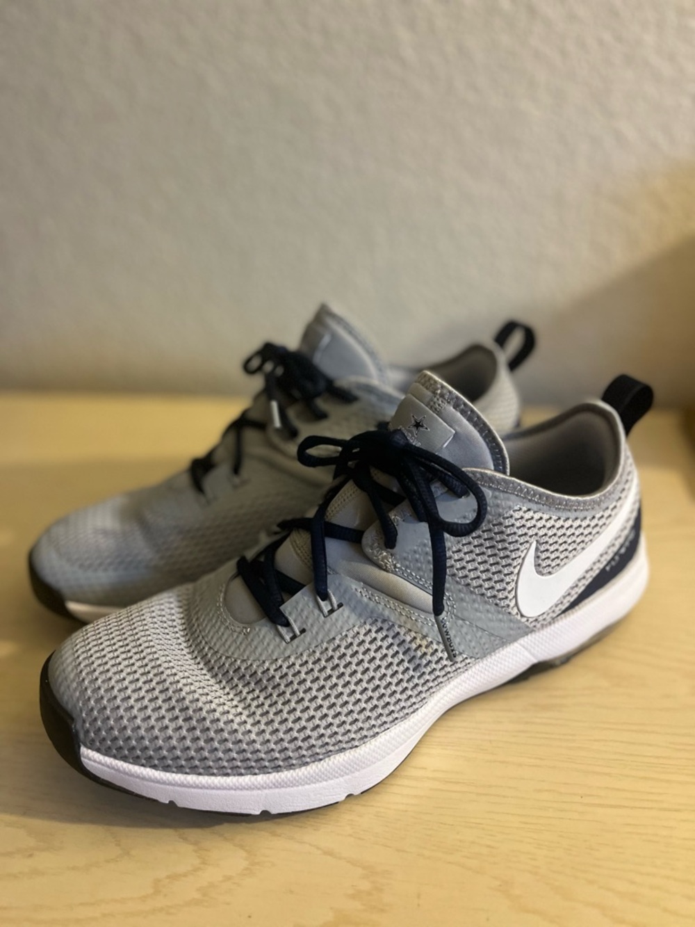 Dallas Cowboys Nike Gray Mesh Sneakers